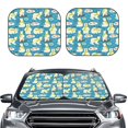 thumbnail image 2 of Saiise Cute Polar Bear Fishing for Foldable Car Sun Shades (2-Pack) Offer Sun Protection with an Easy-fold Design for Convenient Windshield Shading-Medium, 2 of 6