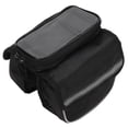 thumbnail image 1 of Bike Frame Bag, Reflective Tapes Durable Material Bicycle Bag  For DIY For Bike For Cycling Black, 1 of 8