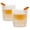 Clear, variant on Host FREEZE Margarita Glasses, Cocktail Drinking Glasses 12oz Set of 2 Gray
