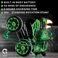 thumbnail image 2 of Rhino Stunt Car Remote Control Toys Truck Dino 2.4 GHz RC Car with Light and Music, 2 of 10