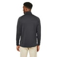 thumbnail image 2 of CORE365 CE801 Unisex Fusion ChromaSoft™ Fleece Quarter-Zip Pullover-Carbon-S, 2 of 3