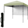 thumbnail image 1 of Gazebo Plegable para Jardín - 2.2x2.2 m Toldo Impermeable con UV, Altura Ajustable - Incluye Panel Lateral y Bolsa - Ideal Terraza/Camping (Verde Claro, 1 Unidad), 1 of 8