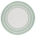 thumbnail image 2 of Safavieh Courtyard Ercan Bordered Indoor/Outdoor Area Rug, Ivory/Green, 6'7" x 6'7" Round, 2 of 10