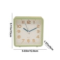 thumbnail image 4 of RFUGUG Bright & Fun Kids' Alarm Clock, Simple Desk Clock for Children - Green, Non-Ticking, Easy-to-Use, Early Learning Aid - Ideal for Bedrooms & Dorms, 4 of 7