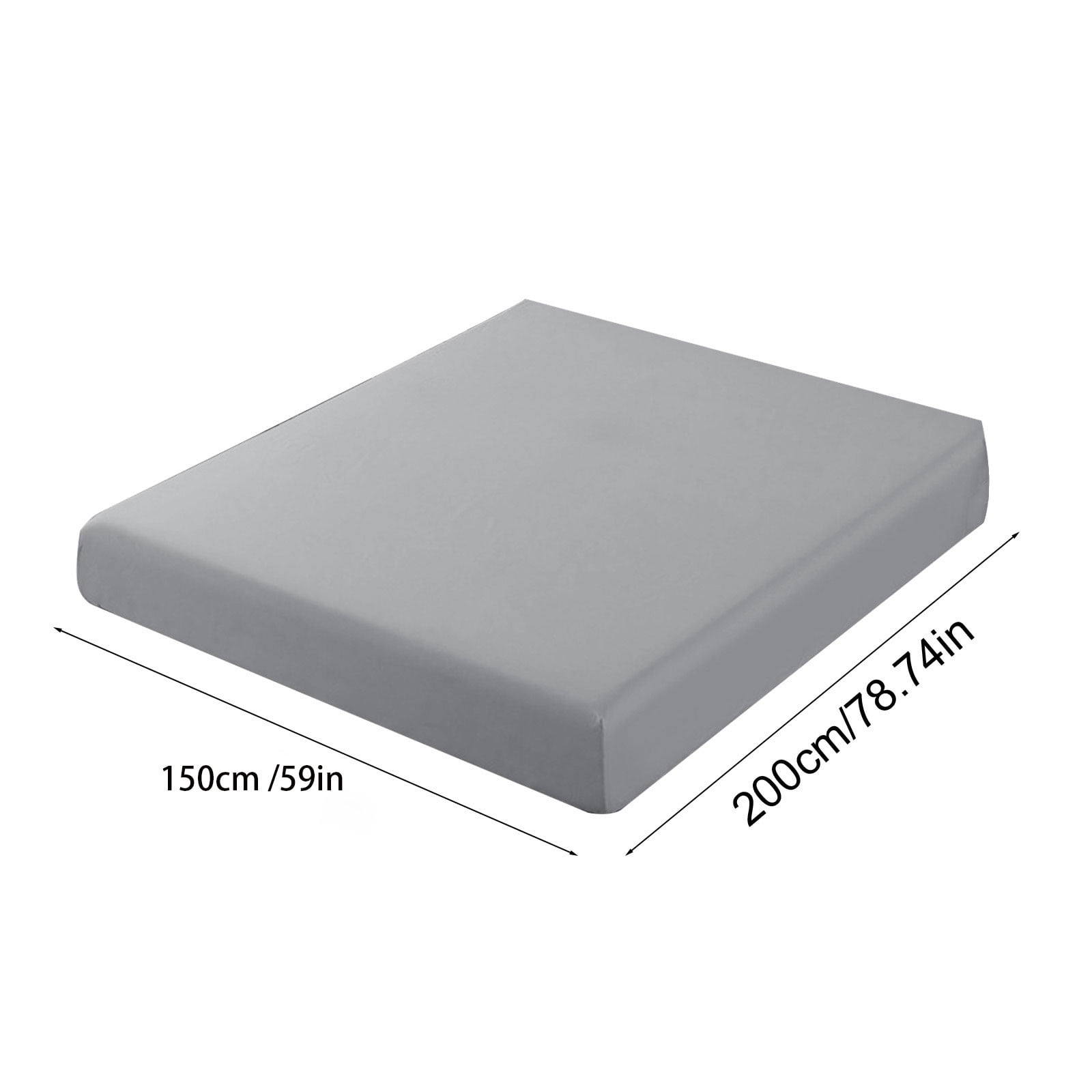Fitted Sheet 78.74x59in Deep Pocket Bed Sheet Non Slip Secure Fit, Wrinkle Resistant Stretch Bed Cover Smooth Soft Sleep Surface, Mattress Protector for Bedroom Home Guest Room Dorm