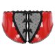 thumbnail image 4 of Lencería para hombre, ropa interior sin entrepierna, bragas de encaje transparente con entrepierna abierta, bragas de charol brillante con lazo, ropa interior de cintura baja, 4 of 5
