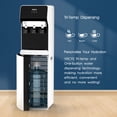 thumbnail image 2 of VECYS 3 or 5 Gallon Bottom Loading Water Dispenser for Hot, Room and Cold Water with Child Safety Lock, UV Self-cleaning Compressor Water Cooler Built-in 304 Stainless Steel Reserviors and Nightlight, 2 of 7