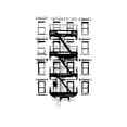 thumbnail image 3 of Pica, Jeff 12x14 Black Modern Framed Museum Art Print Titled - NYC in Pure B and W XII, 3 of 5