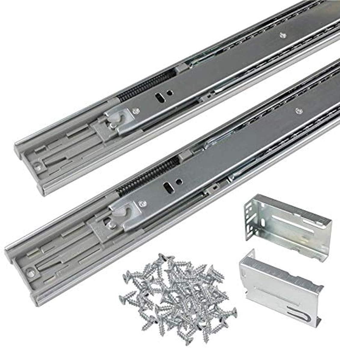 20Inch Full Extension Telescopic Side/Rear Mount Drawer Slides with