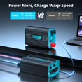 thumbnail image 2 of Inversor LANDERPOW de onda sinusoidal pura de 1500 W con 3 tomacorrientes de CA, 2 of 9