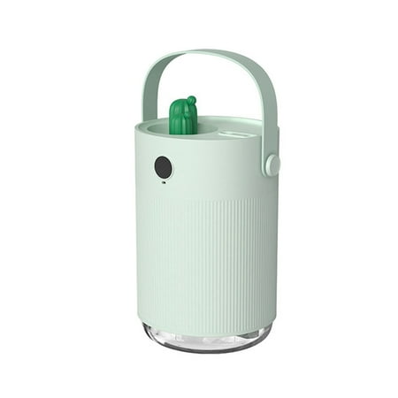 

Cactus Dual-Nozzle Mist Humidifier -Capacity Household Car Ultrasonic Aromatherapy Atomizer Green