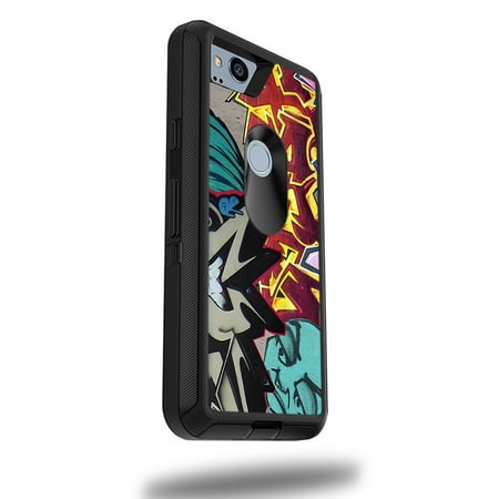 MightySkins Skin Compatible With OtterBox Defender Google Pixel 2 XL 5.5” Case - All Hives Matter | Protective, Durable, and Unique Vinyl cover | Easy To Apply, Remove | Made in the (Best Cell Phone Recycling For Cash)