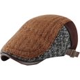 thumbnail image 6 of CoCopeaunts Newsboy Cap Retro Knitted Hat Casual Beret Newsboy Hat Winter Autumn Warm Cabbie Hats Drivers Cap for Women, 6 of 7