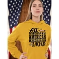 thumbnail image 2 of All American Teacher Hoodie Women -Image by Shutterstock, Female Large, 2 of 4