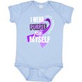 thumbnail image 3 of Inktastic I Wear Purple For Myself Lupus Awareness Boys or Girls Baby Bodysuit, 3 of 5