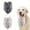 Gray+White, variant on JANDEL 2 Pack Dog Bandana Small Pet Bib For Dog Cat Cotton Ties Collar Scarf Puppy Bandage Grooming Costume Pet Accessories