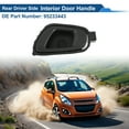 thumbnail image 2 of Mango de puerta interior del lado del pasajero trasero izquierdo para Chevrolet Spark 2013-2015, mango de puerta interior No.95233443, gris oscuro, 1 Pc, 2 of 6