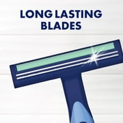 Gillette Sensor2 Plus, Fixed Men's Disposable Shaving Razors with Lubrastrip, 10 Count