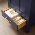 thumbnail image 4 of Shannon 24" Single Sink Bathroom Vanity White Stone Top in Blue No Mirror, 4 of 9
