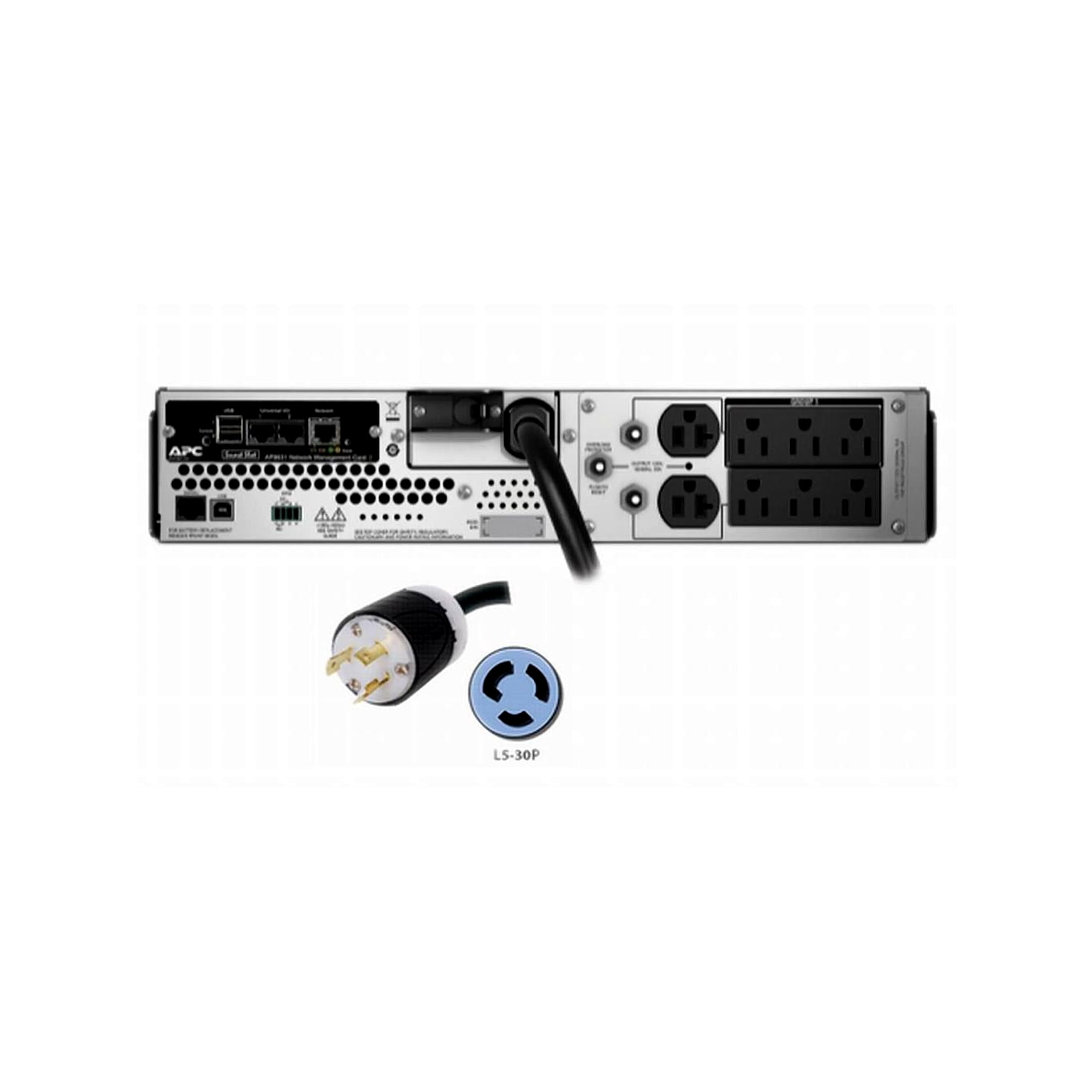 APC Smart-UPS 3000VA LCD RM 2U 120V with Network Card