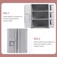 thumbnail image 2 of WHAMVOX Playhouse Fridge Model Wooden Miniature 1Set Great For Mini House Lovers, 2 of 8