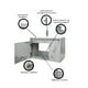 thumbnail image 4 of Gabinete Para Baño Con Lavabo STANNIS Flotante Minimalista, 4 of 6