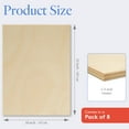 thumbnail image 2 of Baltic Birch Plywood, 6 mm 1/4 x 18 x 24 Inch Craft Wood, Box of 8 B/BB Grade Baltic Birch Sheets, Perfect for Laser, CNC Cutting and Wood Burning, by Woodpeckers, 2 of 7