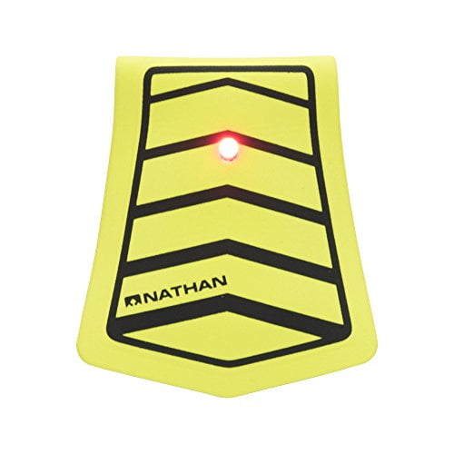 Nathan Mag Strobe Arrows LED Clipon Light Black/Safety Yellow