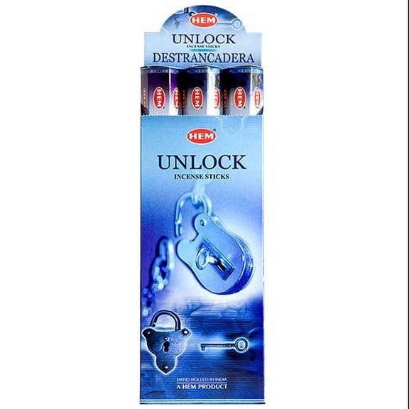 Hem Unlock Incense Sticks - 120 Stick Bulk Box (6 Inner Tubes of 20)
