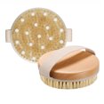 thumbnail image 1 of 2 cepillos corporales de baño de madera de teca para cepillado húmedo y seco, cepillo exfoliante corporal, cepillo corporal de ducha, cepillo redondo para el cuerpo oso de fresa Juguete, 1 of 4