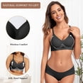 thumbnail image 2 of Sujetador inalámbrico OEAK Comfortable Push Up con soporte total negro S, 2 of 8