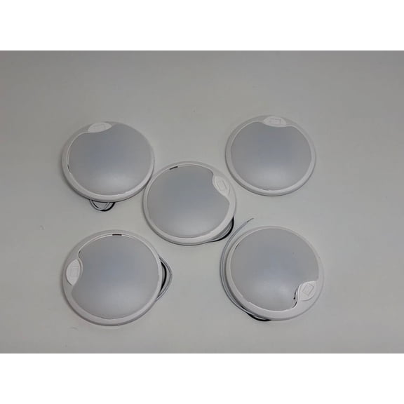 (5) 4.5" Round Surface Mount 12 LED Interior Dome Light RV Trailer Truck Camper