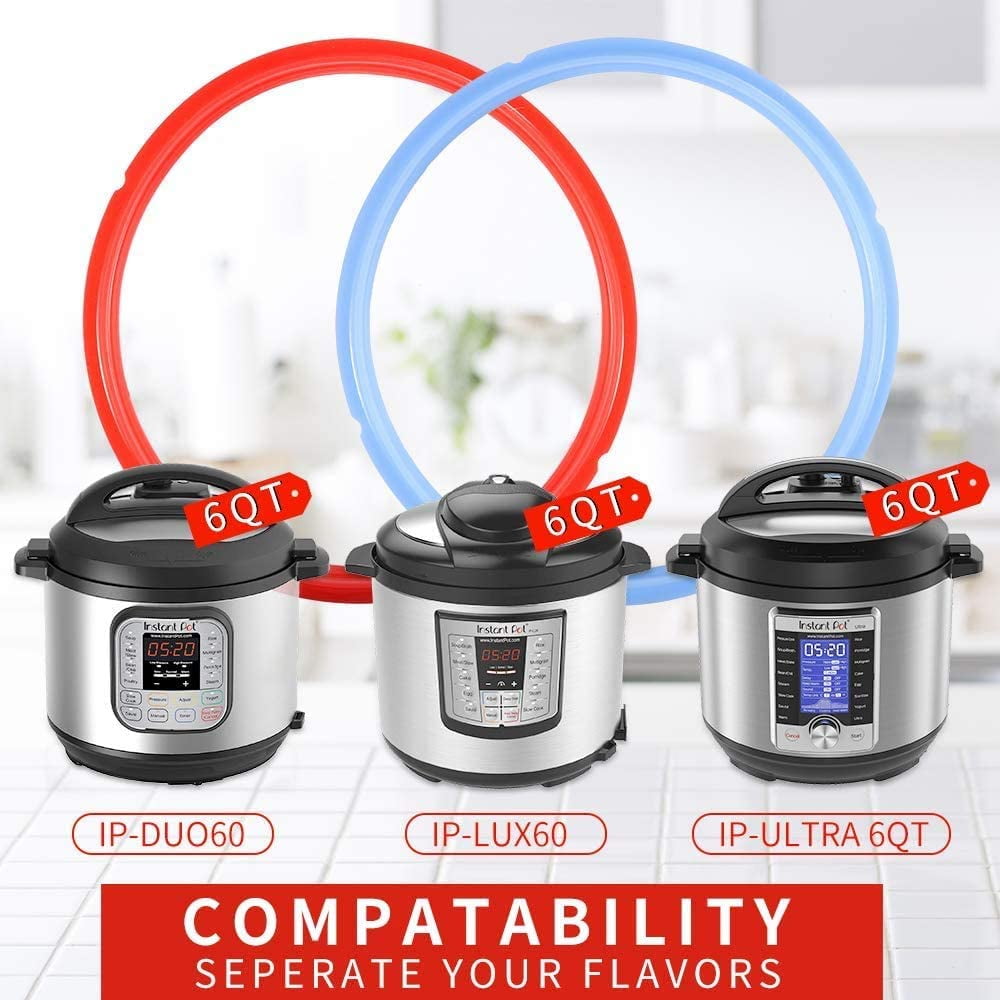 Pot Lid Instant Pot Duo Red Ring Safe Instapot Parts: Silicone