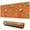 Orange Cartoon Dinosaurs, variant on Long Mouse Pads for Desk,Orange Cartoon Dinosaurs Rockets Planets Desk Mats on Top Of Desks, Desk Mouse Pad Extra Large with 3mm Non-Slip Base and Stitched Edge for Gaming,Work,Home 31.5"x11.8"