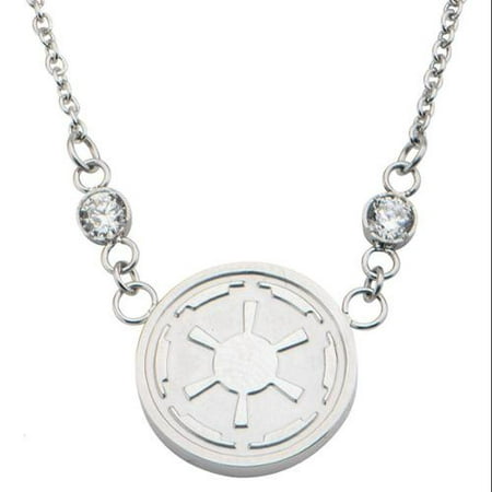 Star Wars Stainless Steel Imperial Symbol Small Pendant Necklace