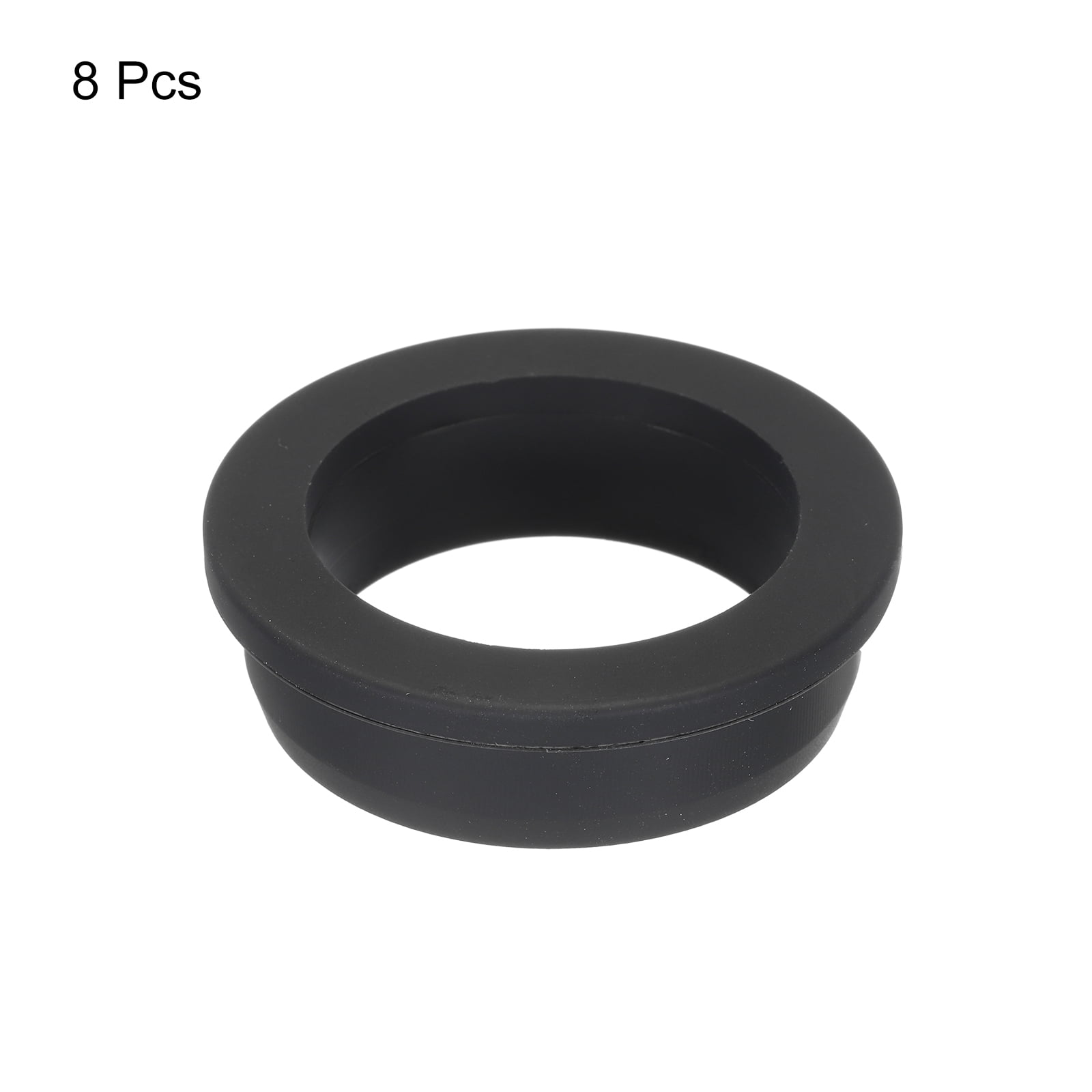 Uxcell 8Pcs T Shape Rubber Grommet Mount Dia 48.5mm,ID 38mm Seal Protection Cable Grommets Flexible