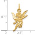 thumbnail image 3 of Collier Pendentif Ange en Or Jaune 10k Religieux, 3 of 7