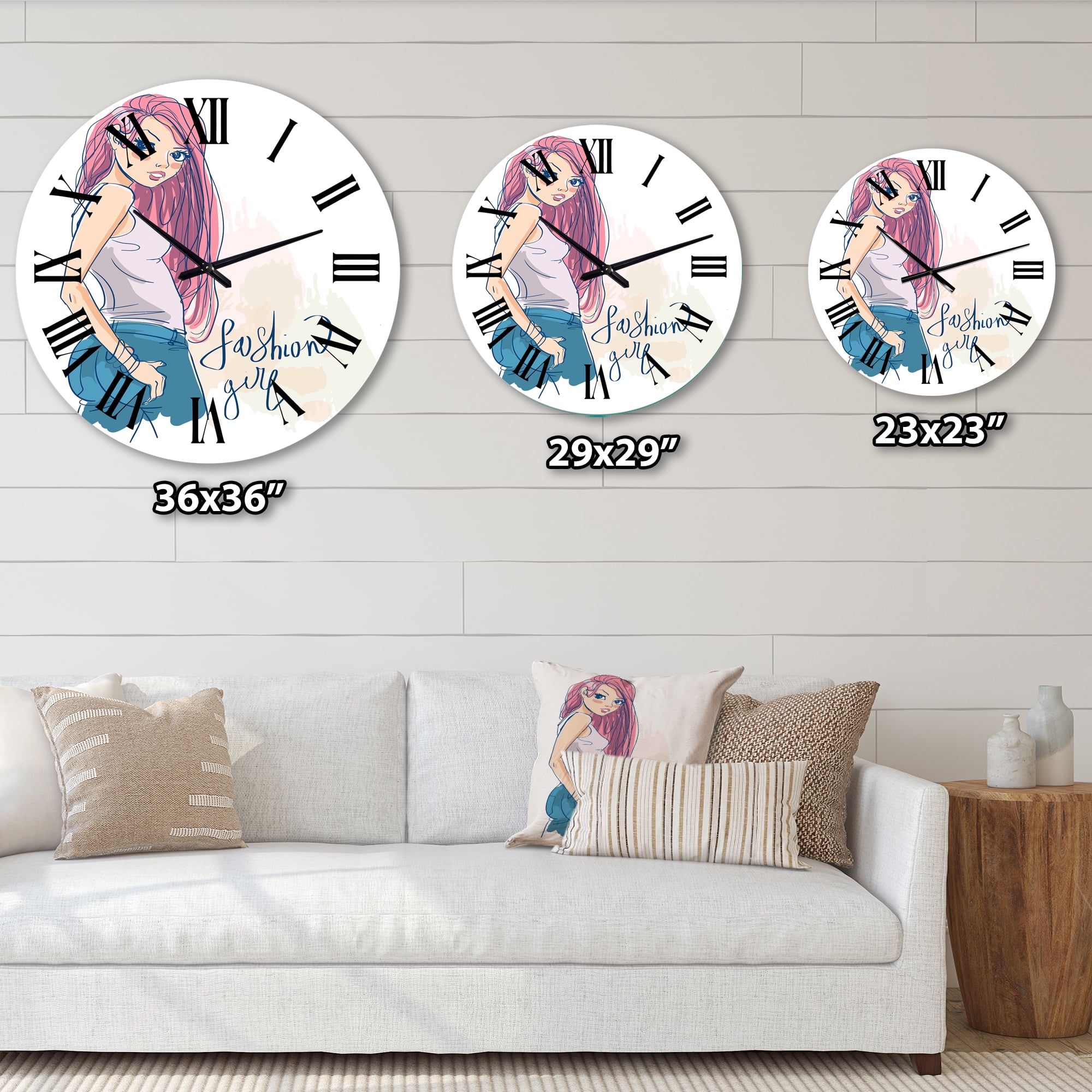 Designart 1" Quartz Wall Clock