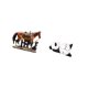 thumbnail image 5 of Figura Decorativa De Resina Con Forma De Caballo Y Panda, Ideal Para Decorar El Escritorio O Como Reloj De Pared Moderno Y Adorable. Perfecto Para La Decoración Del Hogar, La Oficina O La Sala, 5 of 8