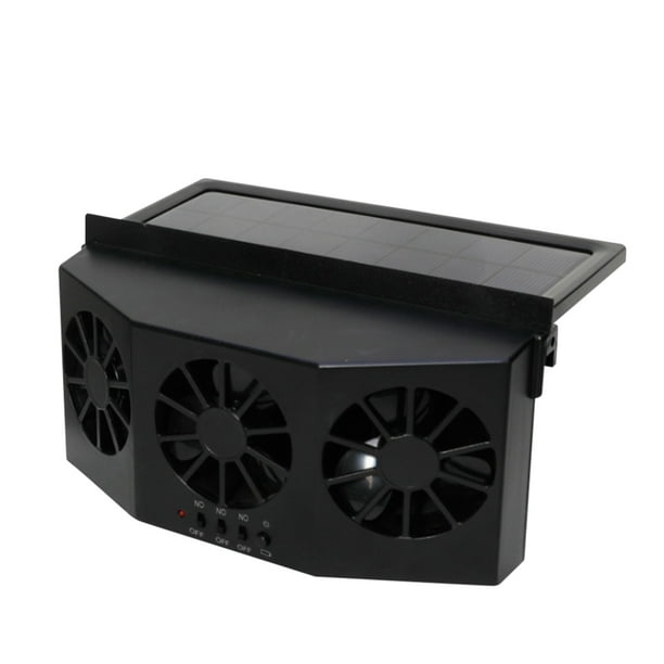 Solar/USB Dual Charging Vehicle Cooling Tool Car Exhaust Fan Vehicle