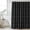 Black White, variant on Black Striped Shower Curtain, Waterproof Shower Curtains for Bathroom, Modern Abstract Art Geometric Stripes Washable Fabric Bathtub Curtain Set Bath Decor with 12 Hooks 72"x78"