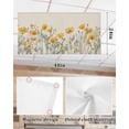 thumbnail image 7 of Fluorescent Light Covers for Ceiling Lights 3 Pack, Yellow Spring Floral Magnetic Ceiling Light Covers 2x4ft for Classroom Office School, Watercolor Farmhouse Botanical Drop Ceiling Light Shade, 7 of 7