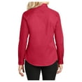 thumbnail image 2 of Yellow Rooster Womens Long Sleeve Easy Care Shirt Red/Light Stone 5XL, 2 of 6