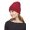 Burgundy, variant on Weave Pattern Knit Beanie, Black