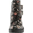 thumbnail image 2 of Jessica Simpson Kerina Black Multi Block Heel Lace Up Combat Moto Ankle Boots (Black Multi, 5.5), 2 of 6