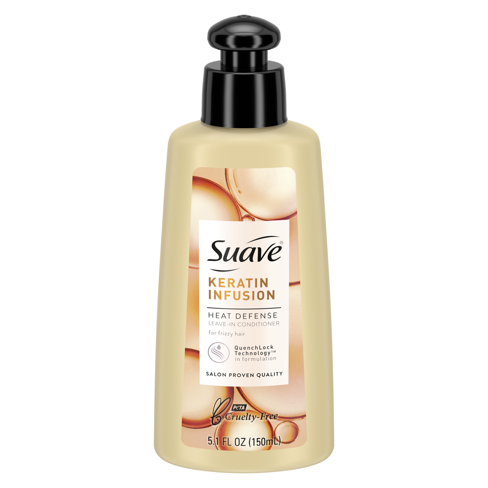 Suave Keratin Infusion Heat Defense Leave-in Conditioner 5.1 fl oz - image 2 of 5