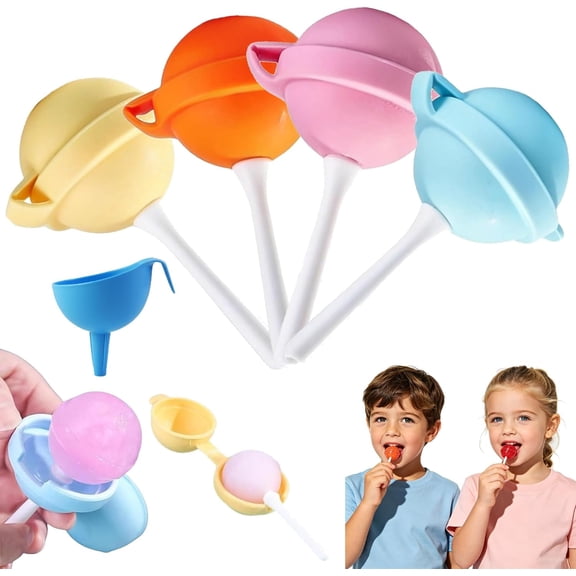 Silicone Lollipop Ice Pop Mold Reusable for Frozen Desserts（4）