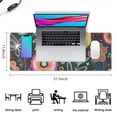thumbnail image 5 of Long Mouse Pads for Desk,Multicolor Cartoon Floral Pattern Desk Mats on Top Of Desks, Desk Mouse Pad Extra Large with 3mm Non-Slip Base and Stitched Edge for Gaming,Office,Work,Home 31.5"x11.8", 5 of 6