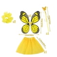 thumbnail image 4 of Yellow 5PC Butterfly Porch Goose Outfit - Goose Clothes, Suitable for 23-Inch Cement Plastic Geese, Cute Design for Porch Garden Decor, Perfect Easter Decor, 1set, 4 of 9