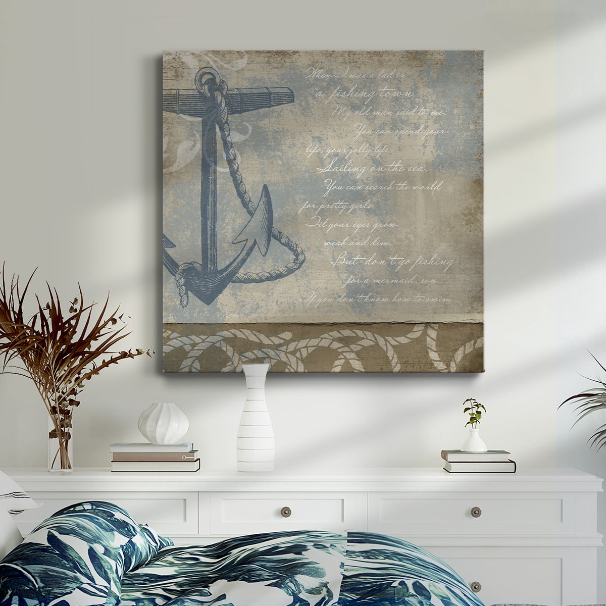 Wexford Home Coastal Inspiration VI-Premium Gallery Wrapped Canvas, 32" x 32" - Ready to Hang